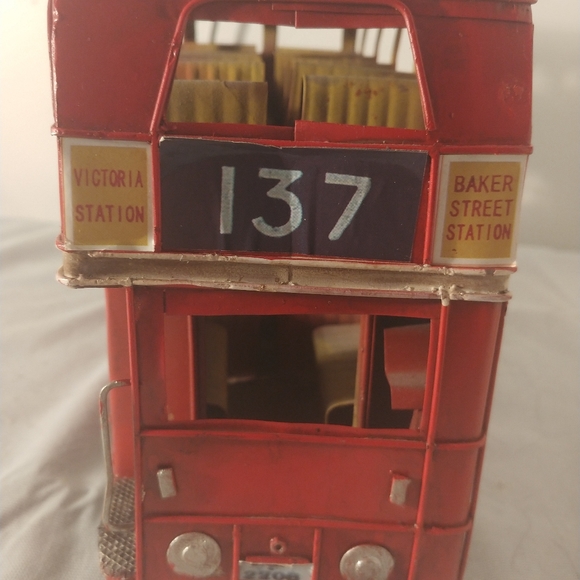 Vintage 1970's tin double decker bus - Picture 7 of 9